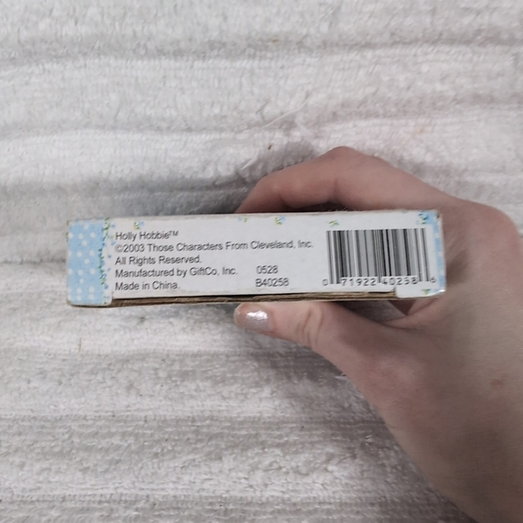 Vtg Holly Hobbie Porcelain Ornaments Set Of 2 2003 Double Sided Tree Decoration - Picture 6 of 8